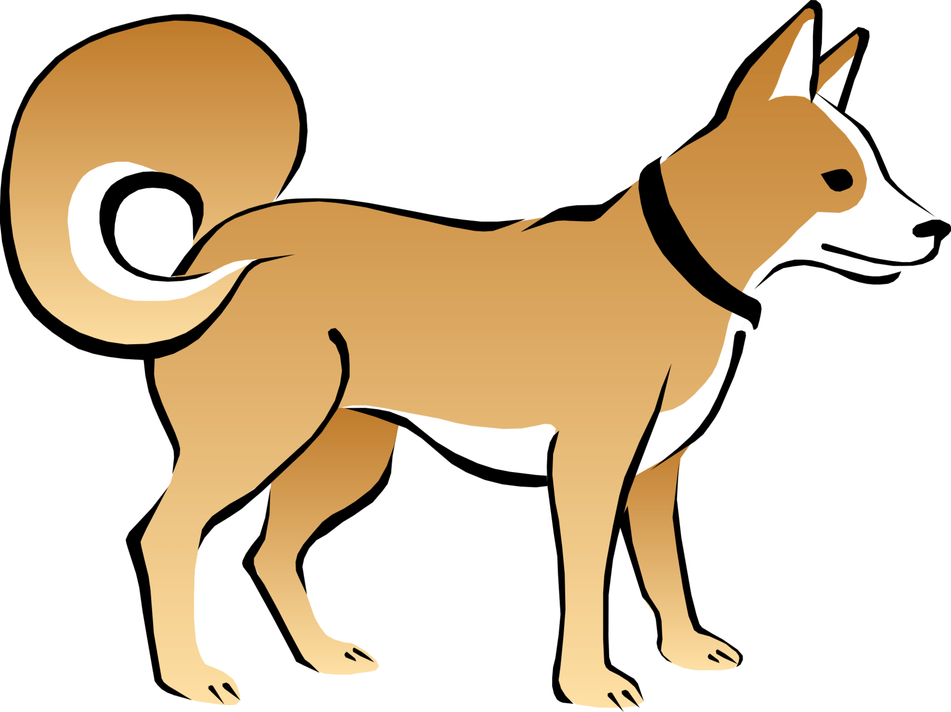 Husky clipart cute. Yellow cliparts many interesting