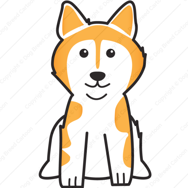 husky clipart malamute