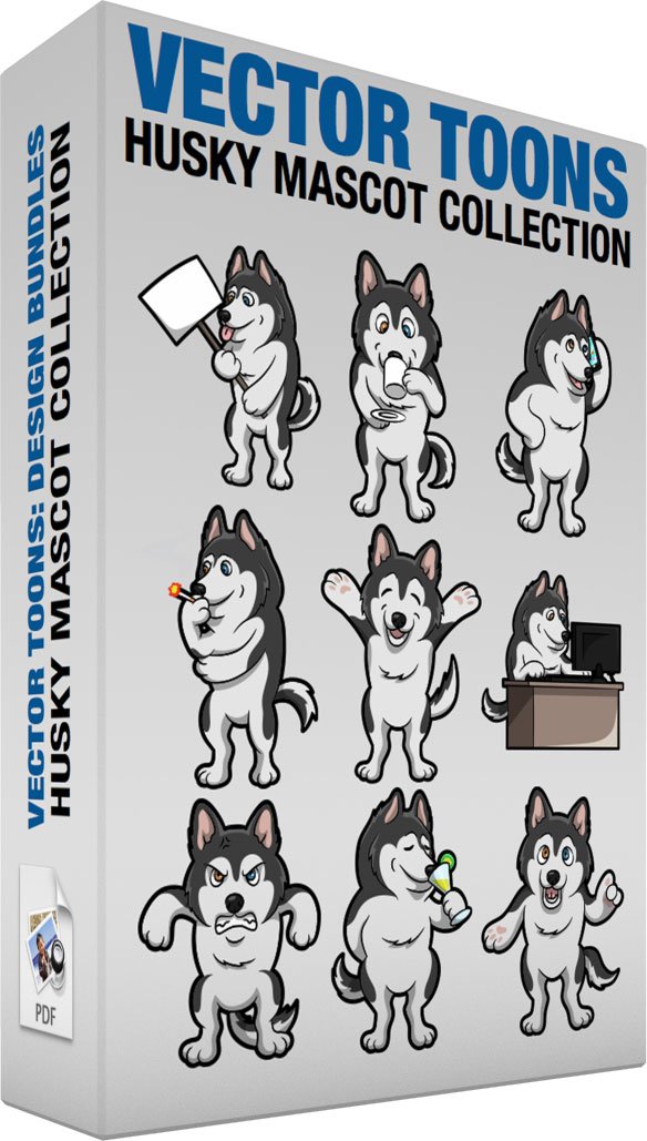 Collection . Husky clipart mascot