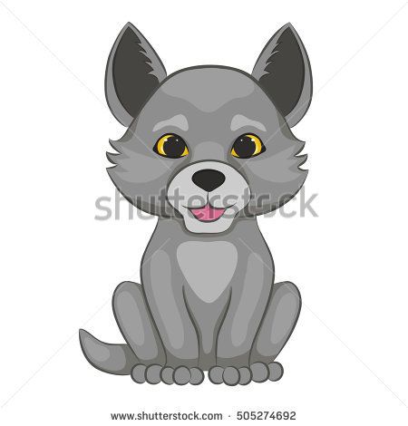 Pin on graphic design. Husky clipart wolf cub