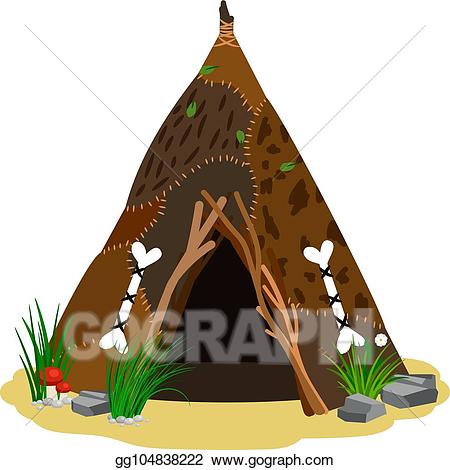 Hut clipart ancient village. Free download clip art
