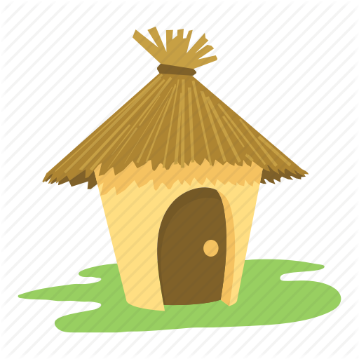 hut clipart island house