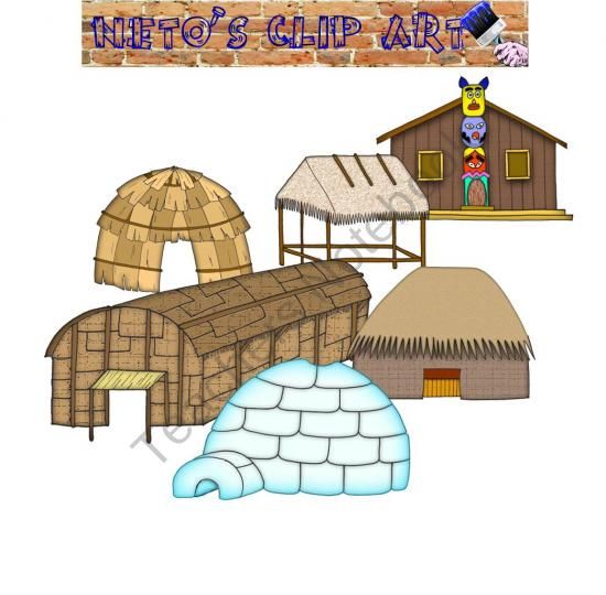 hut clipart native house