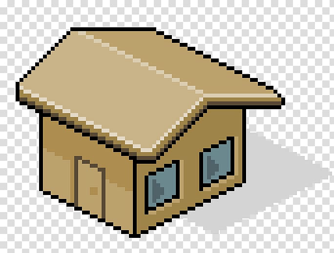 hut clipart pixel art