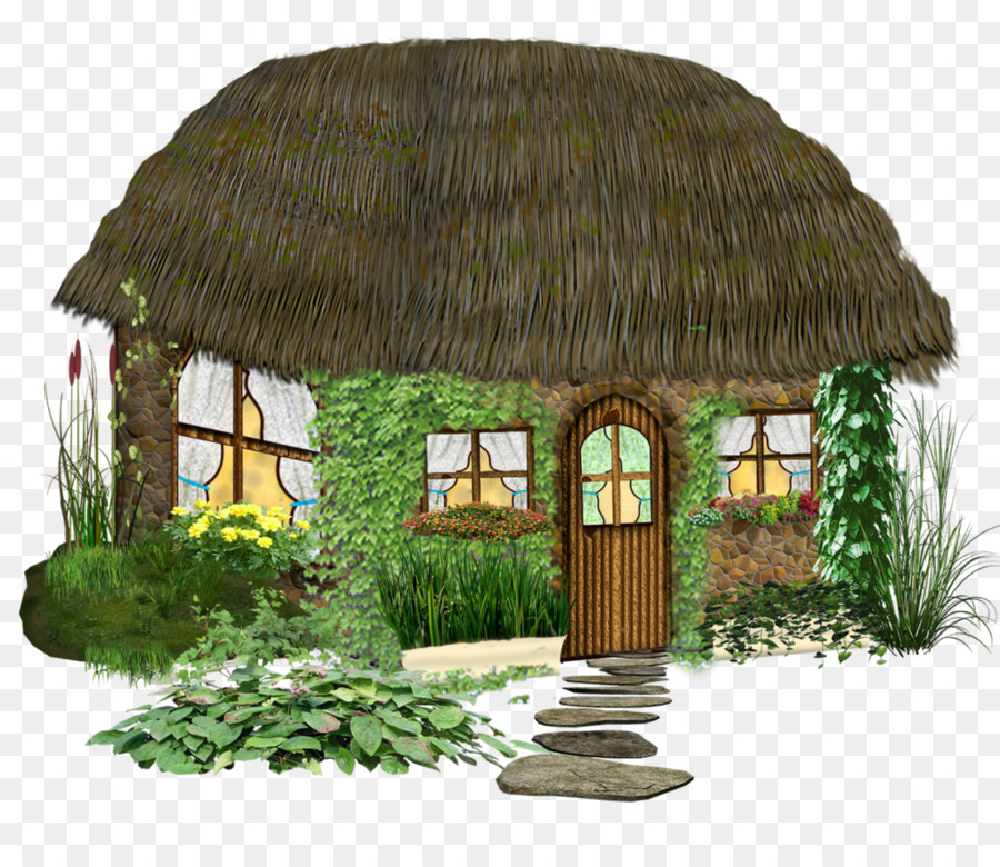 hut clipart thatch house