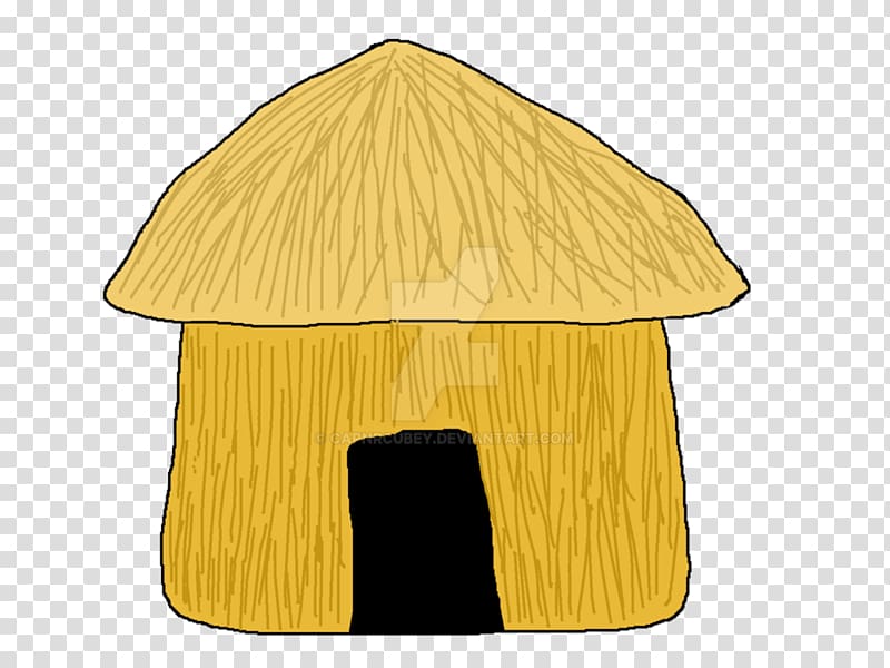 hut clipart yellow