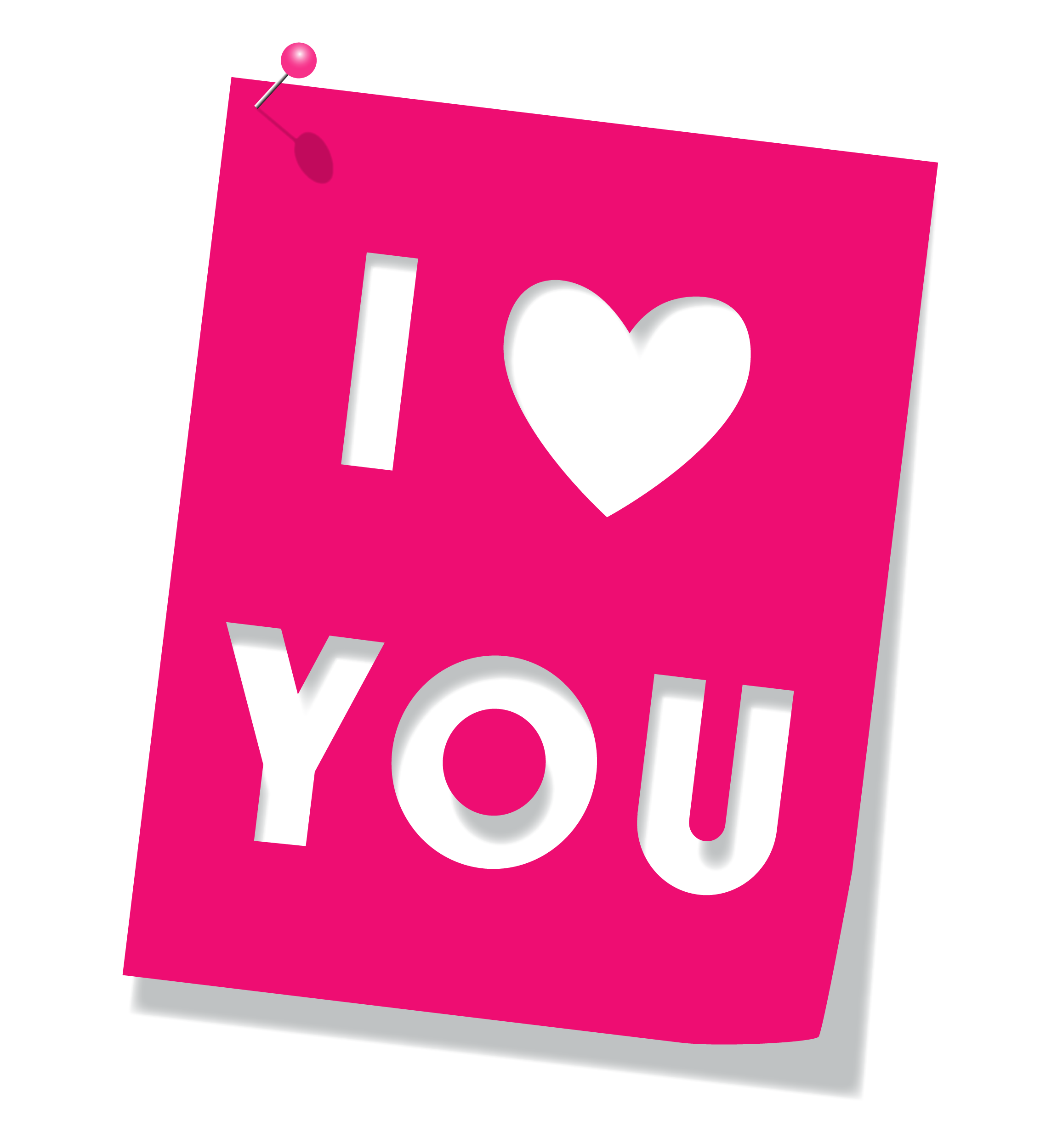 love clipart pink