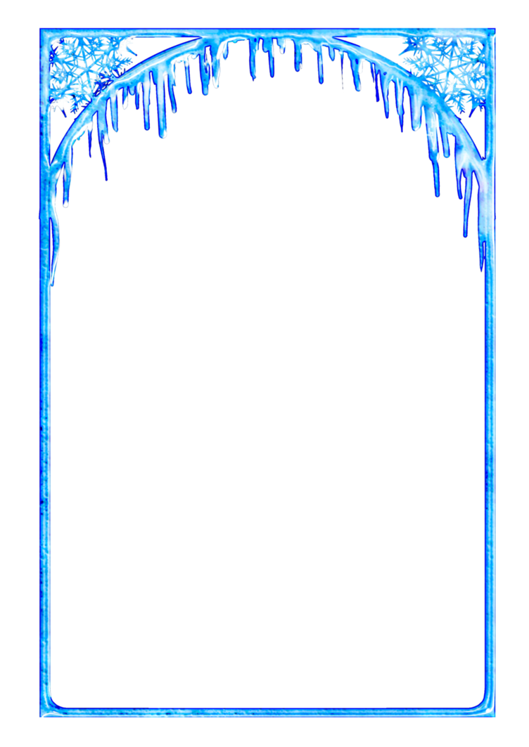 ice clipart frame