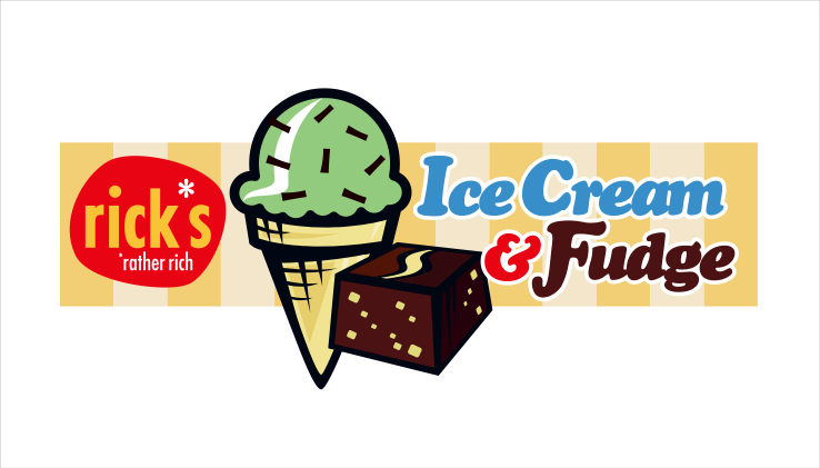 Ice clipart fudge. Ricks rather rich cream