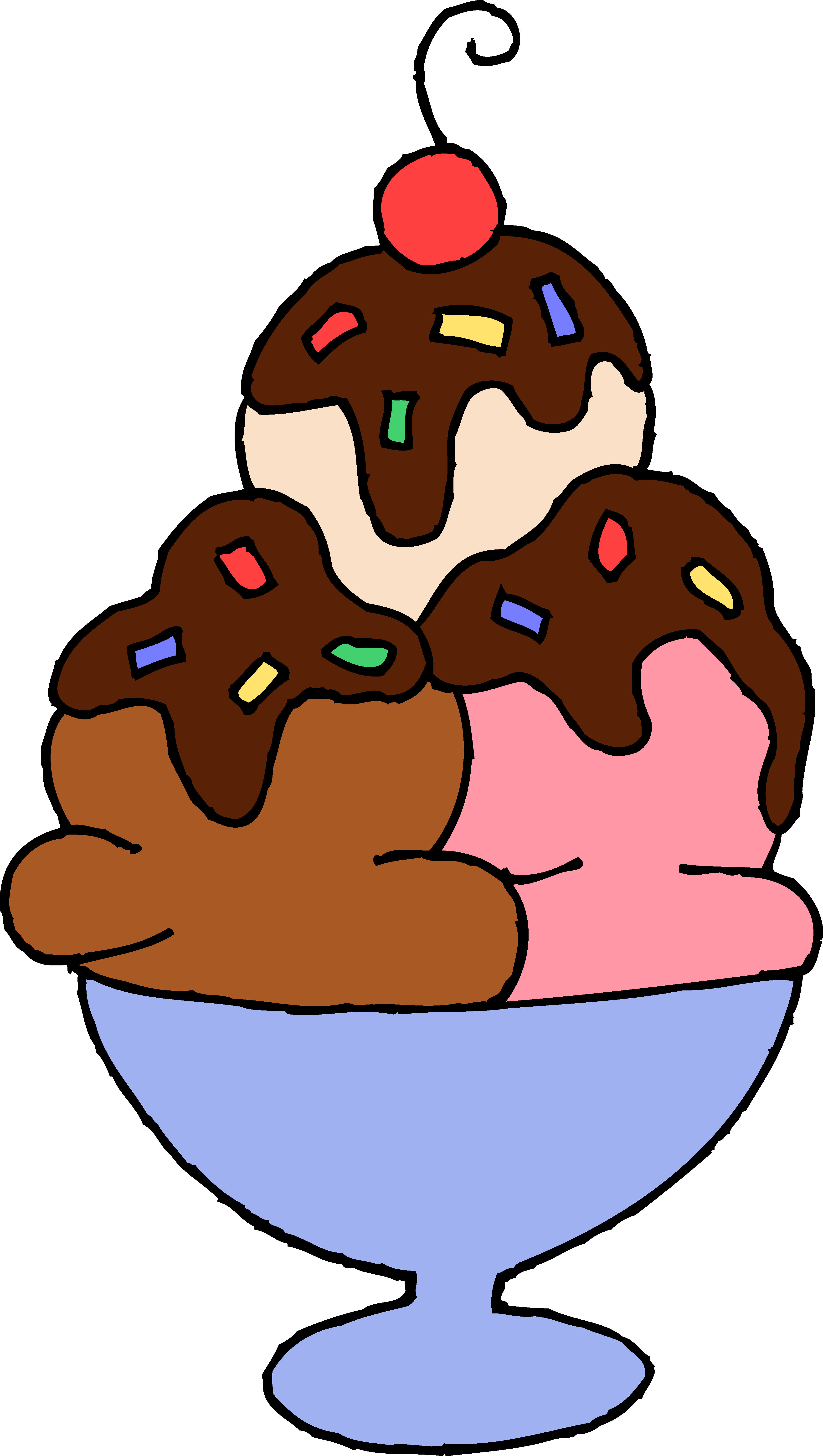 icecream clipart hot fudge sundae
