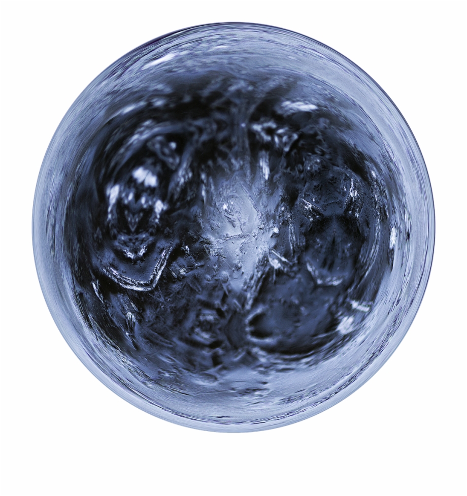 Bubble glass png image. Ice clipart ice ball