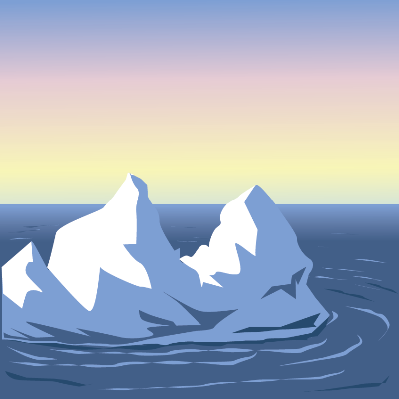 iceberg clipart ice cap
