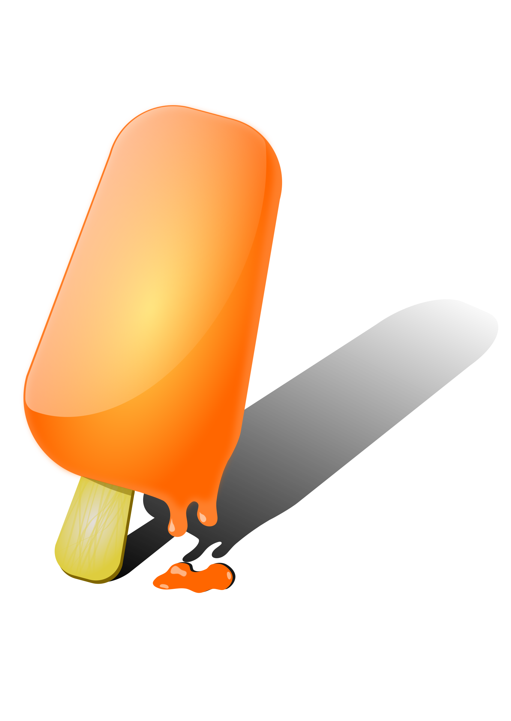 ice clipart orange