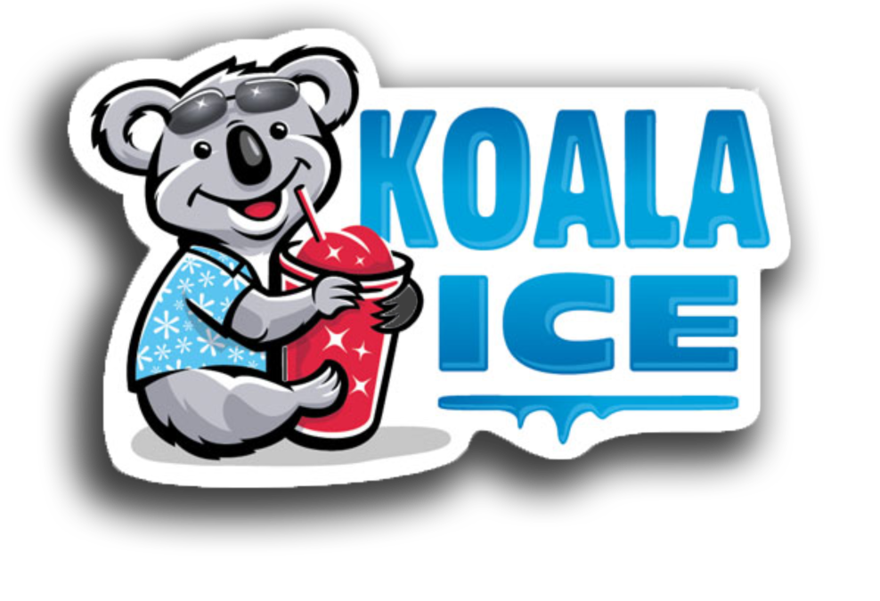 Koala al s beverage. Ice clipart slushi