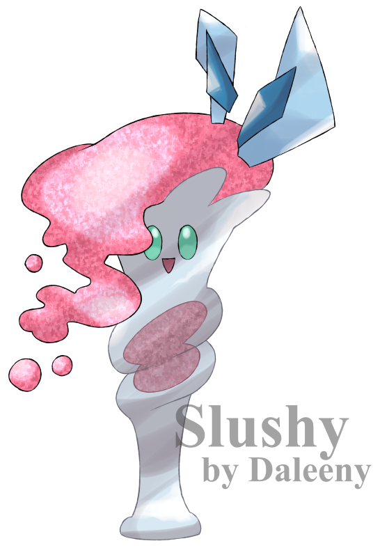 Ice clipart slushi. Slushy by daleeny on