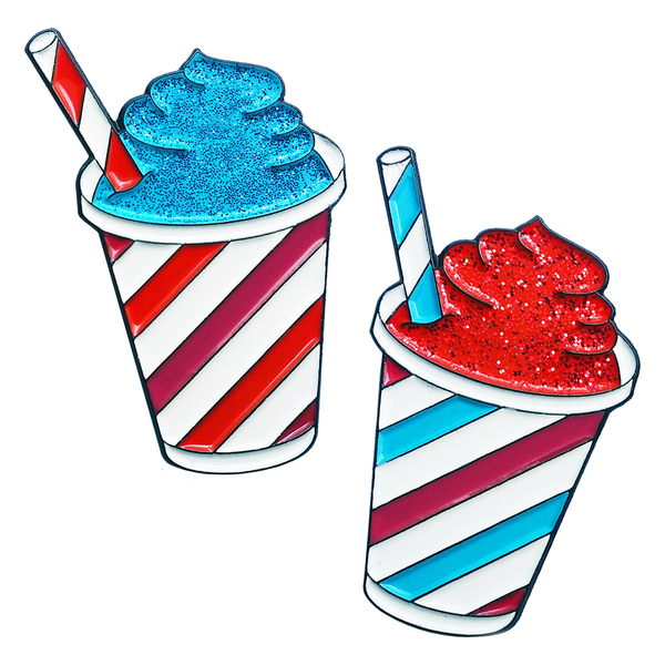 Sparkly slushy pins and. Ice clipart slushi