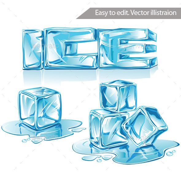 Miscellaneous vectors cryo cream. Ice clipart typography