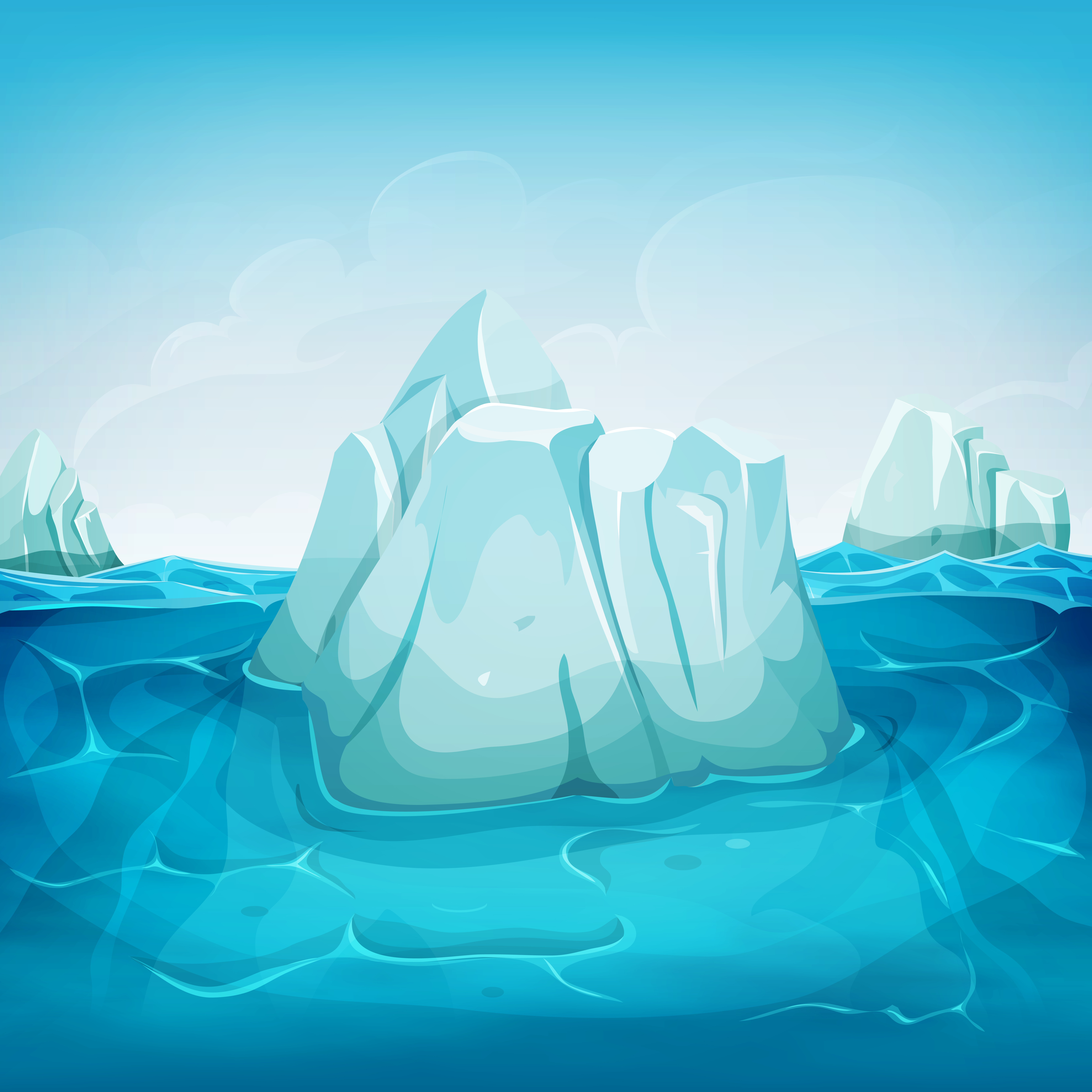 iceberg clipart ice block