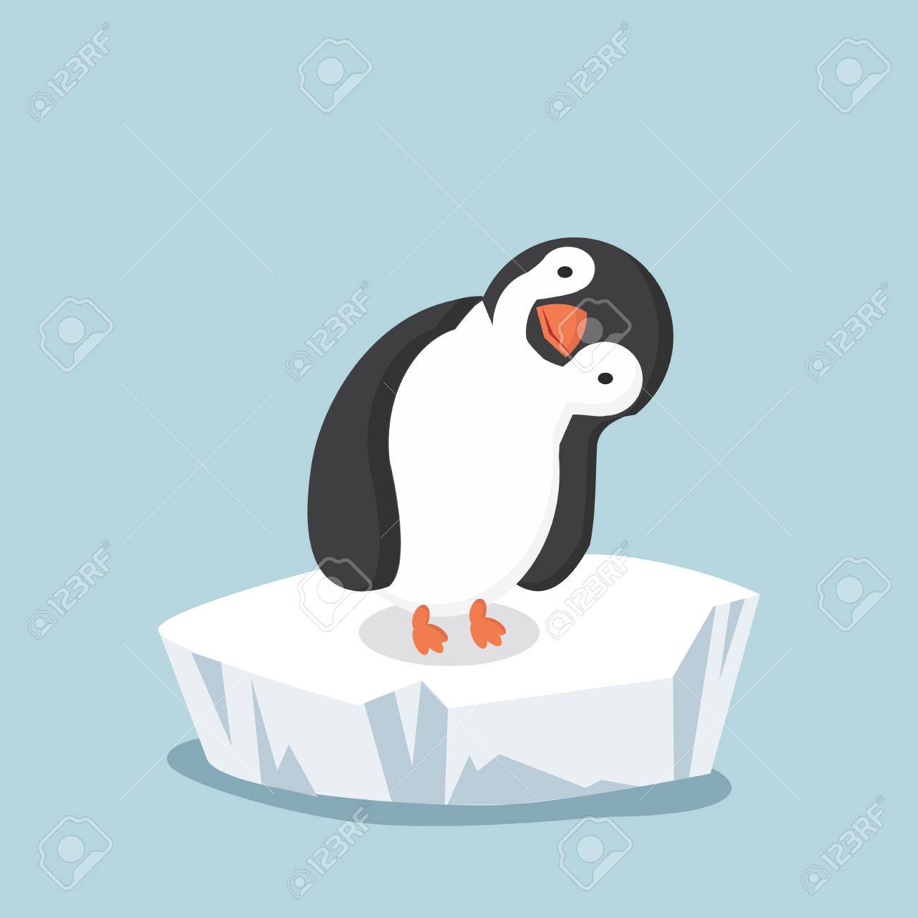 iceberg clipart penguine