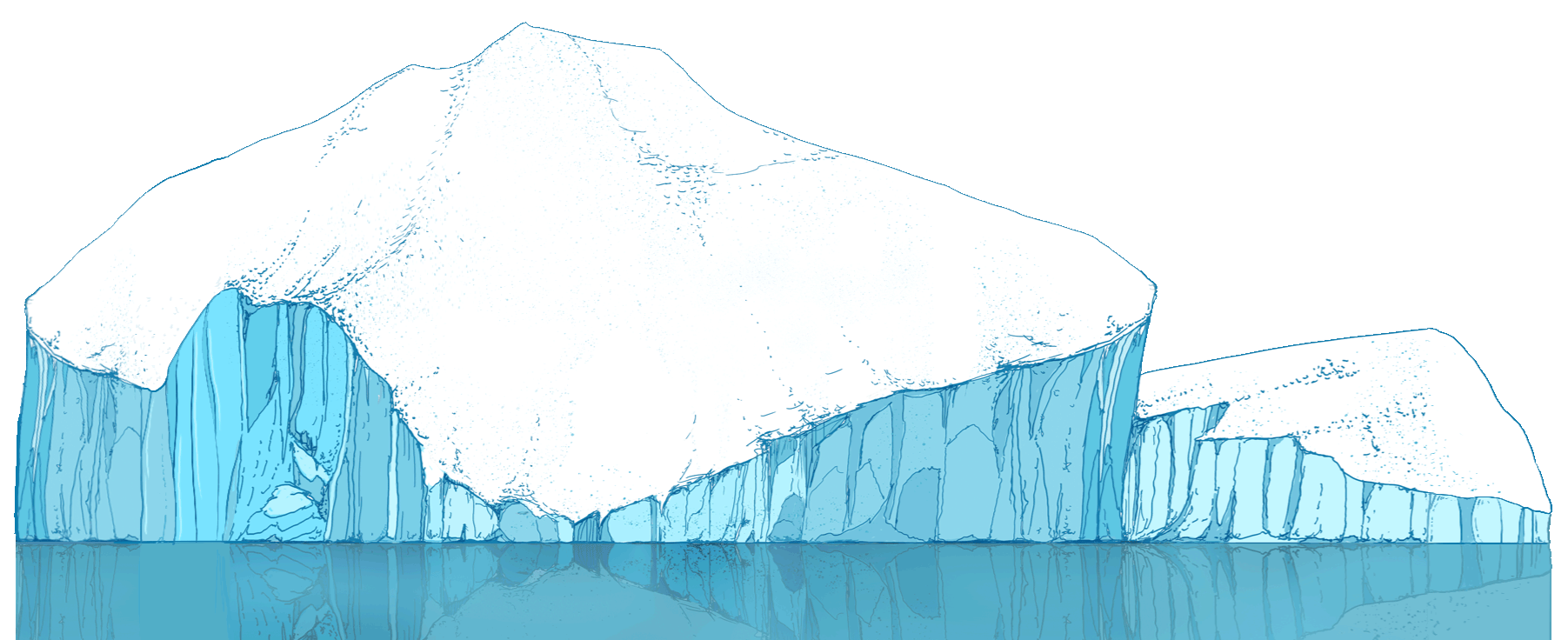 iceberg clipart polar zone