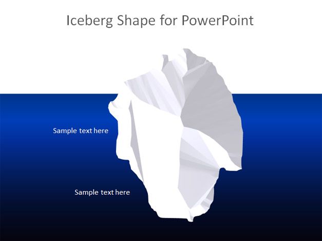 Free template templates . Iceberg clipart powerpoint