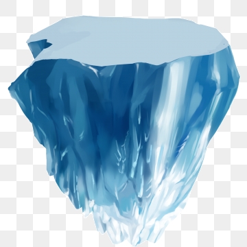 Iceberg clipart sharp. Blue png vector psd