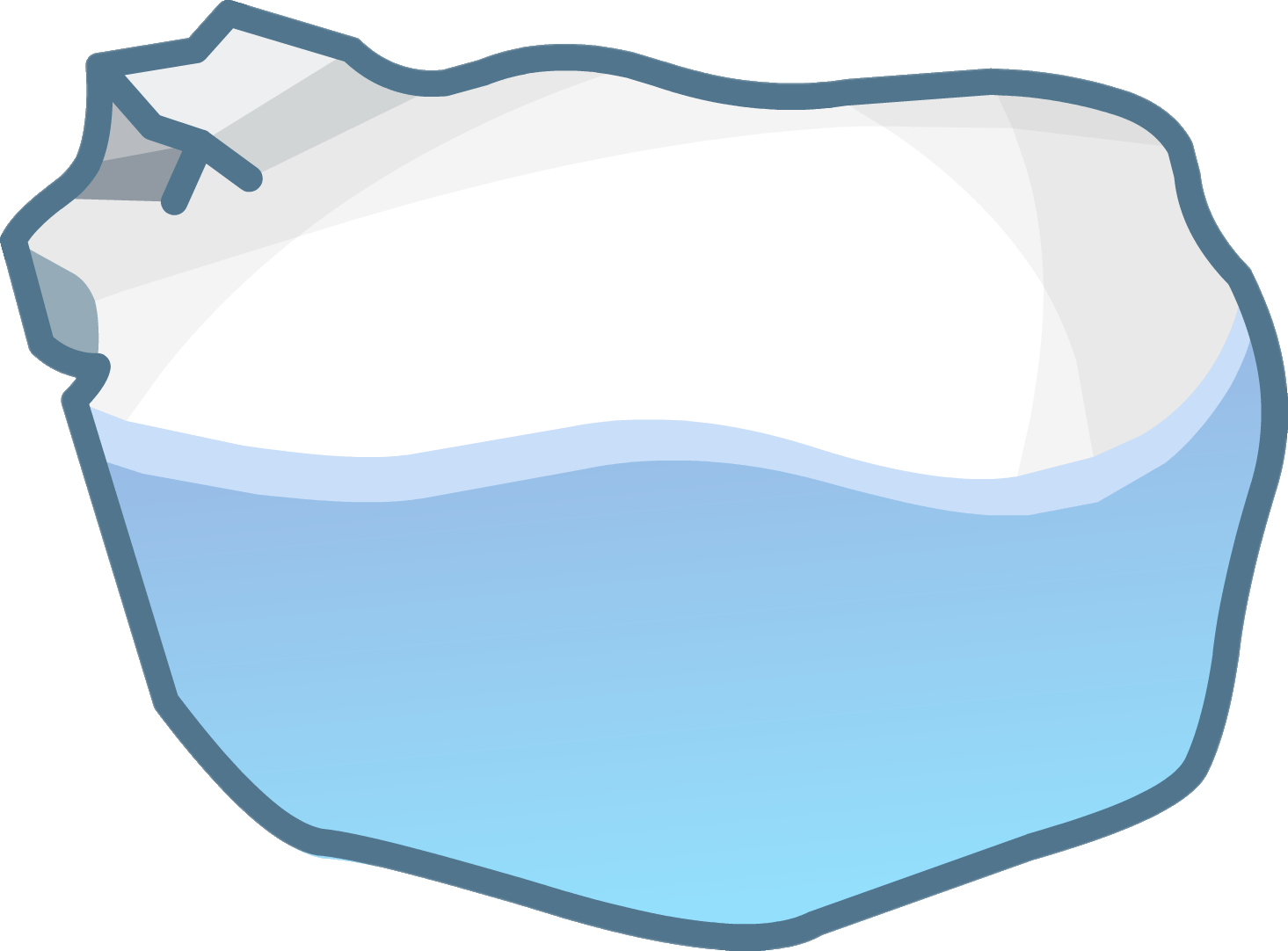 iceberg clipart svg