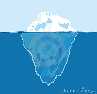 iceberg clipart tip the iceberg
