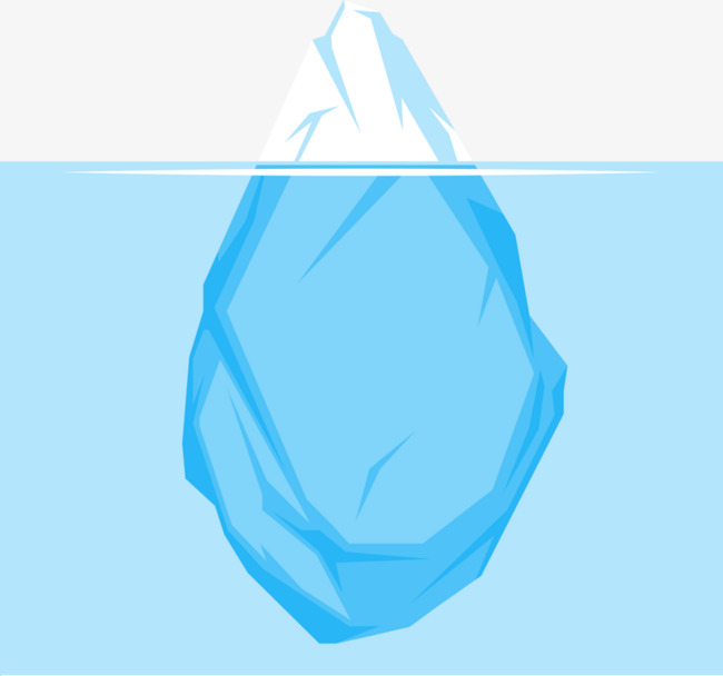 iceberg clipart visual