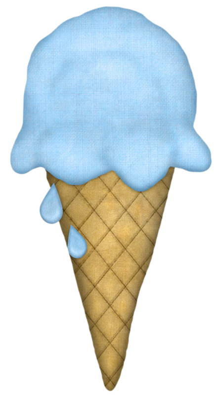 icecream clipart blue