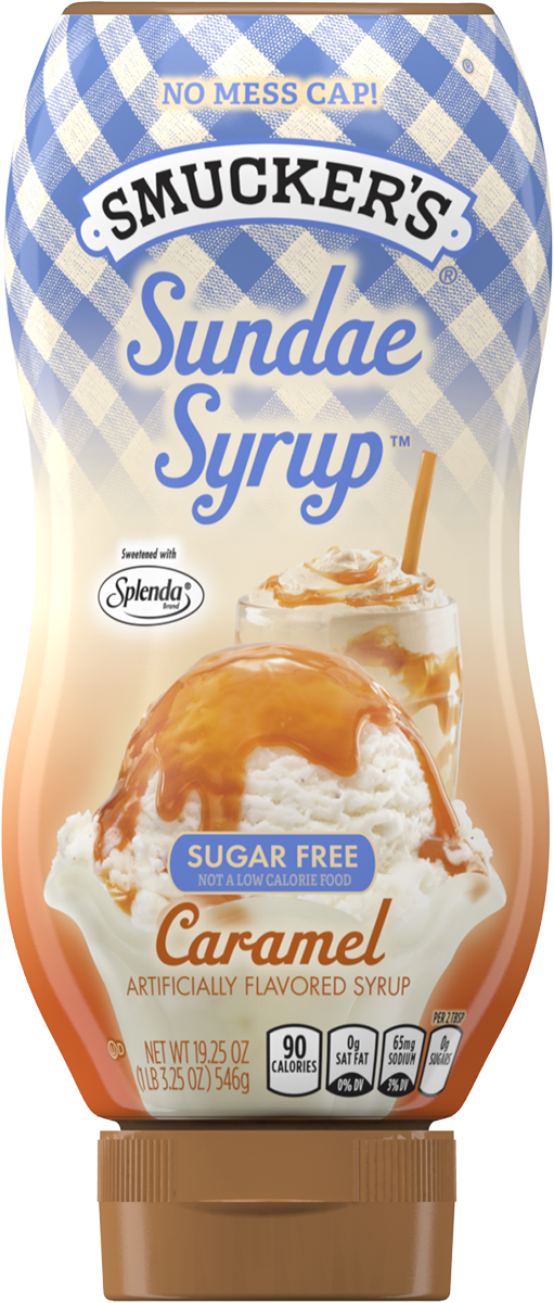 Icecream clipart caramel sundae. Ice cream topping smucker