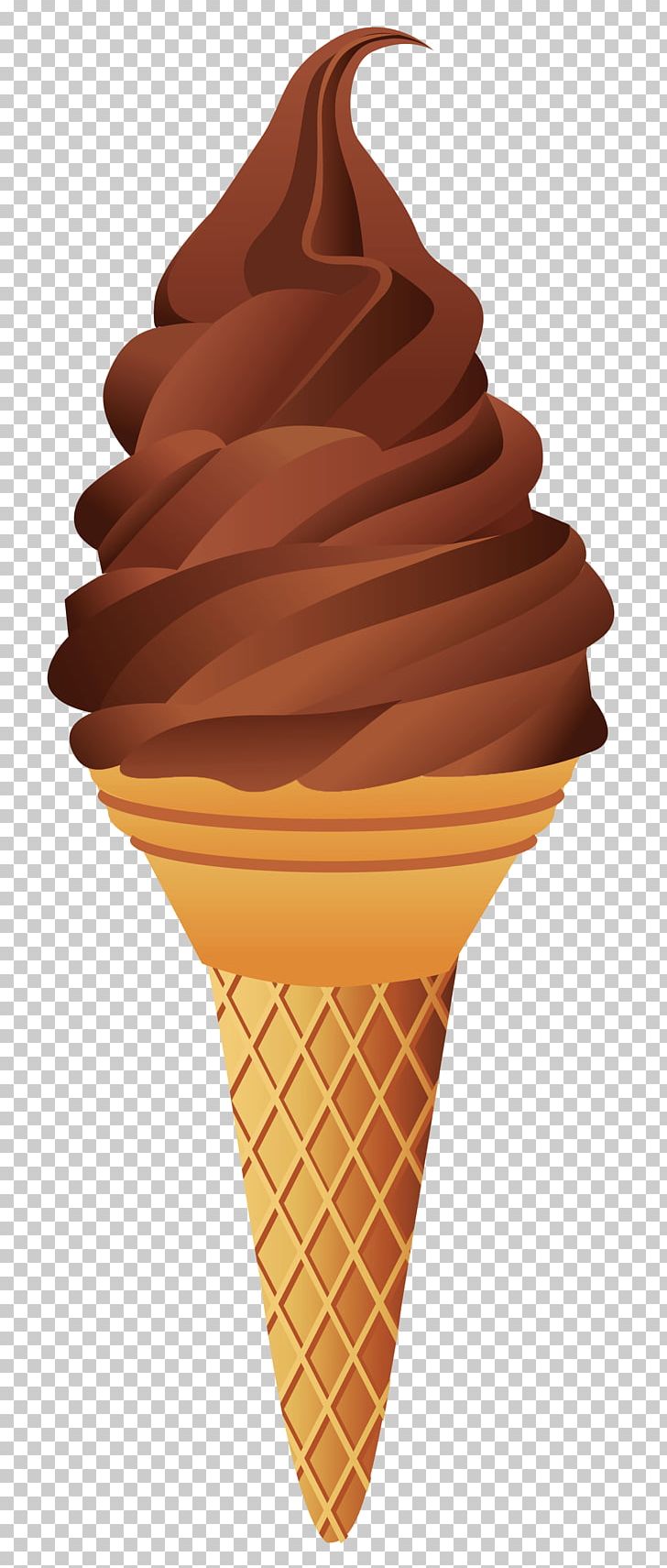 Sundae clipart soft serve. Chocolate ice cream cone