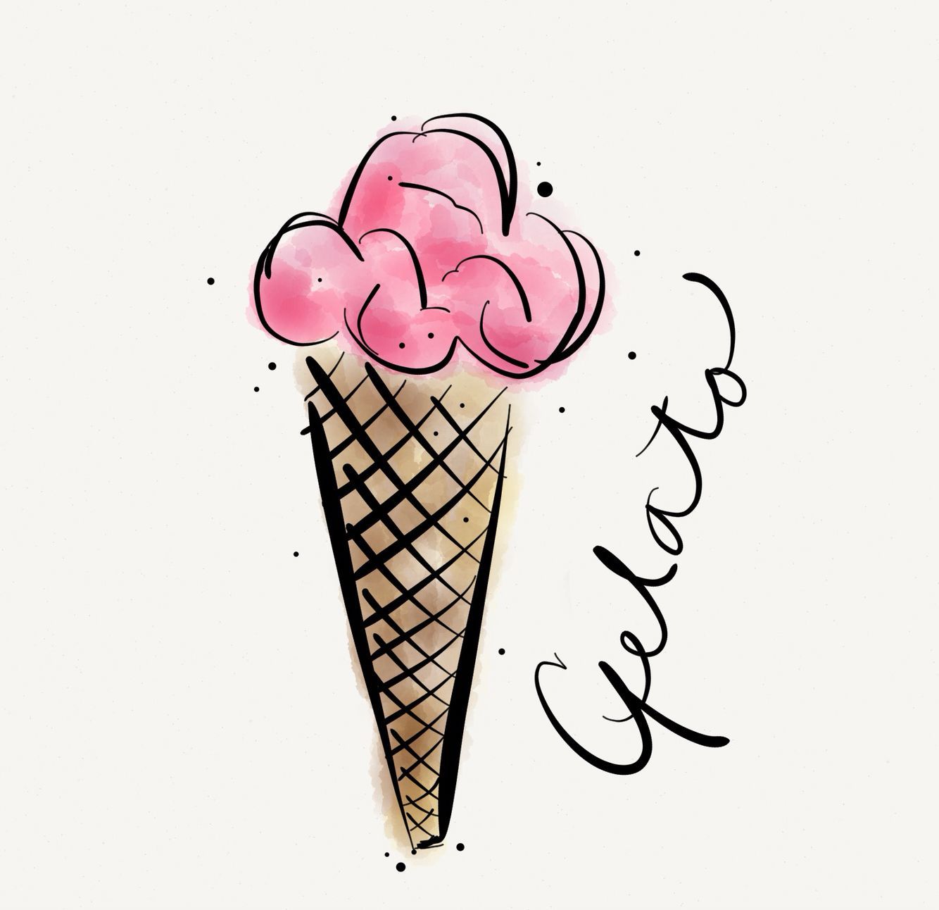 icecream clipart gelato italian