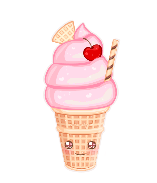 narwhal clipart ice cream
