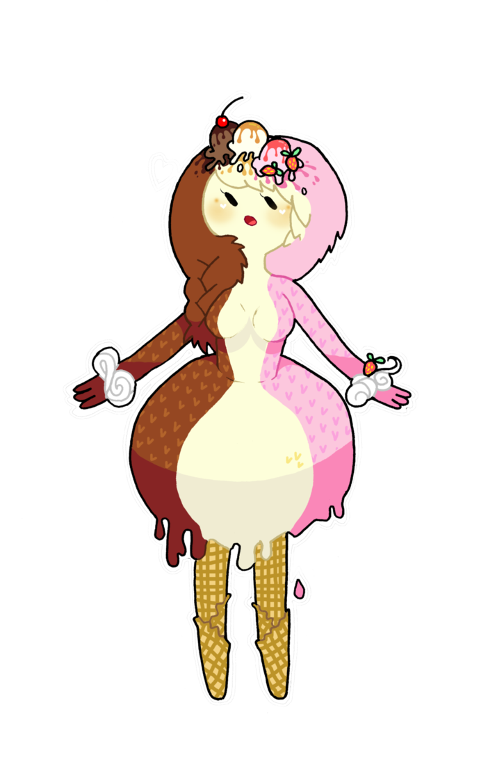 Icecream clipart lick. Triple flavored by ask