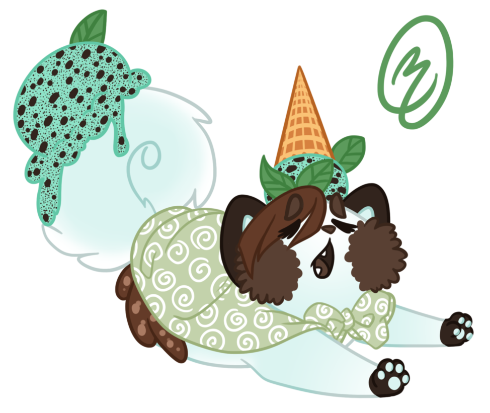 Icecream clipart mint. Ce chocolate chip ice