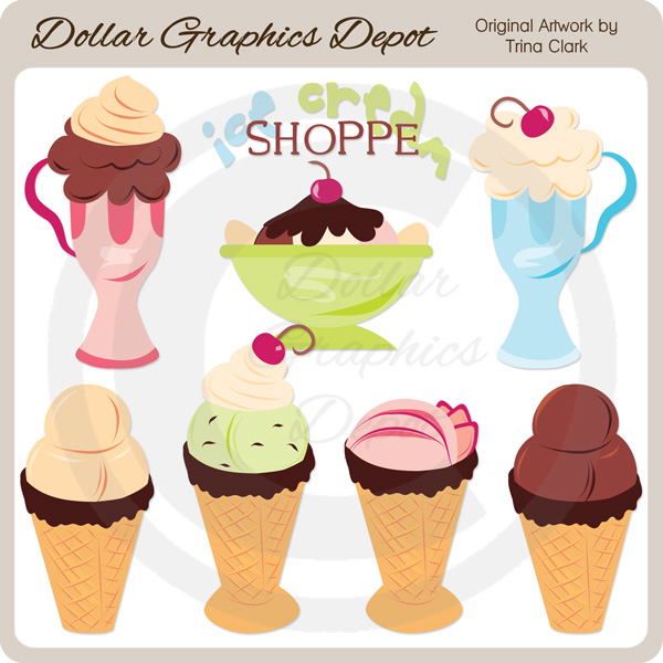 icecream clipart shoppe