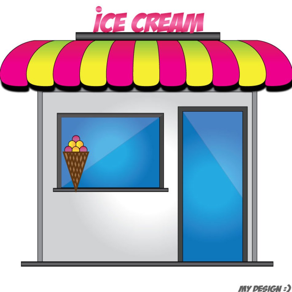 shop clipart icecream parlour
