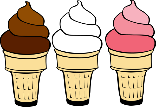 Easy breezy summer kids. Icecream clipart three