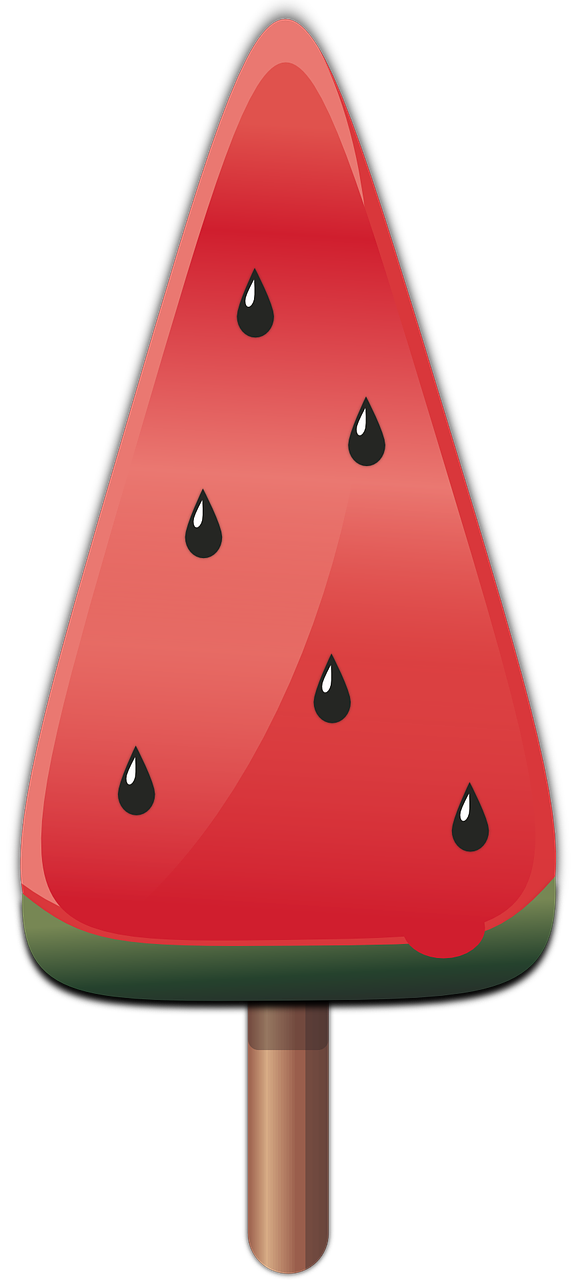 icecream clipart triangle watermelon