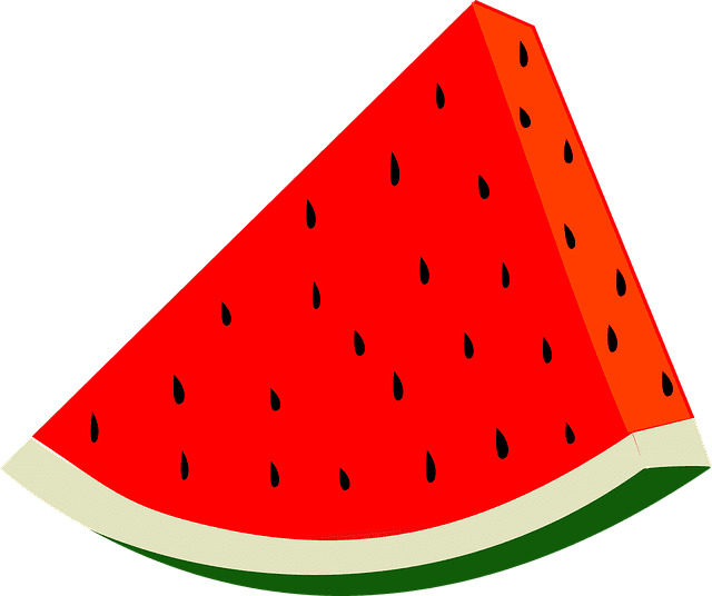 icecream clipart triangle watermelon