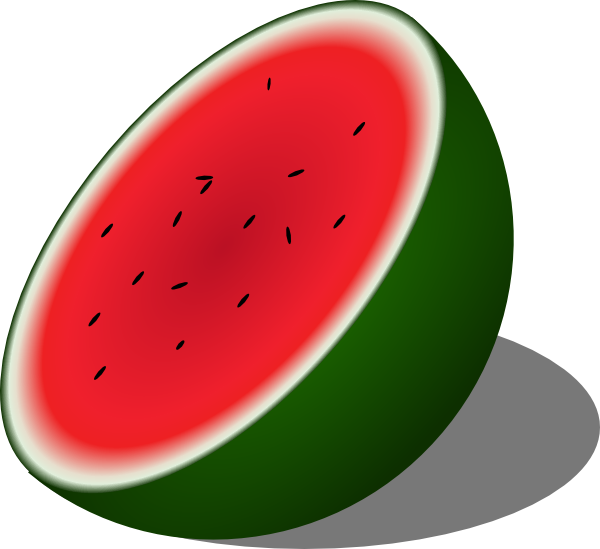 Watermelon clipart triangular object. New images