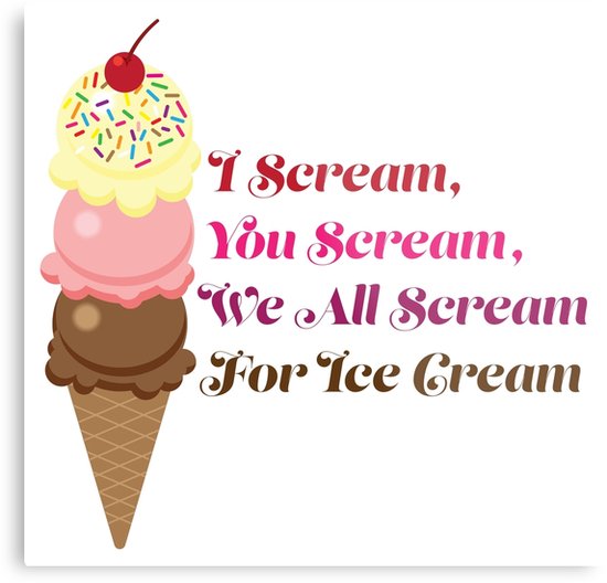 icecream clipart we all scream for