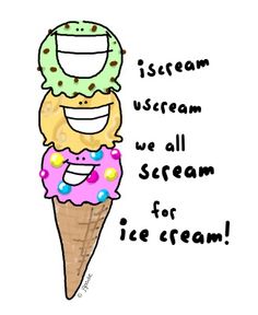icecream clipart we all scream for