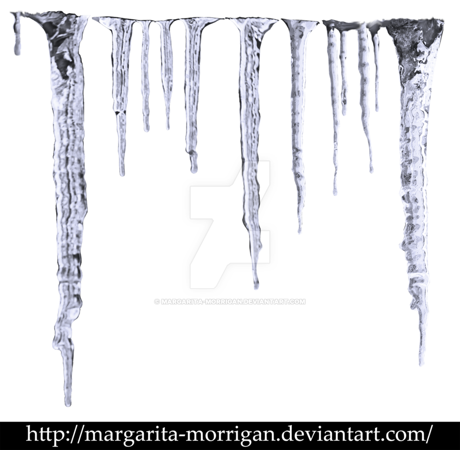 Winter on clear cut. Icicles clipart ice sculpture