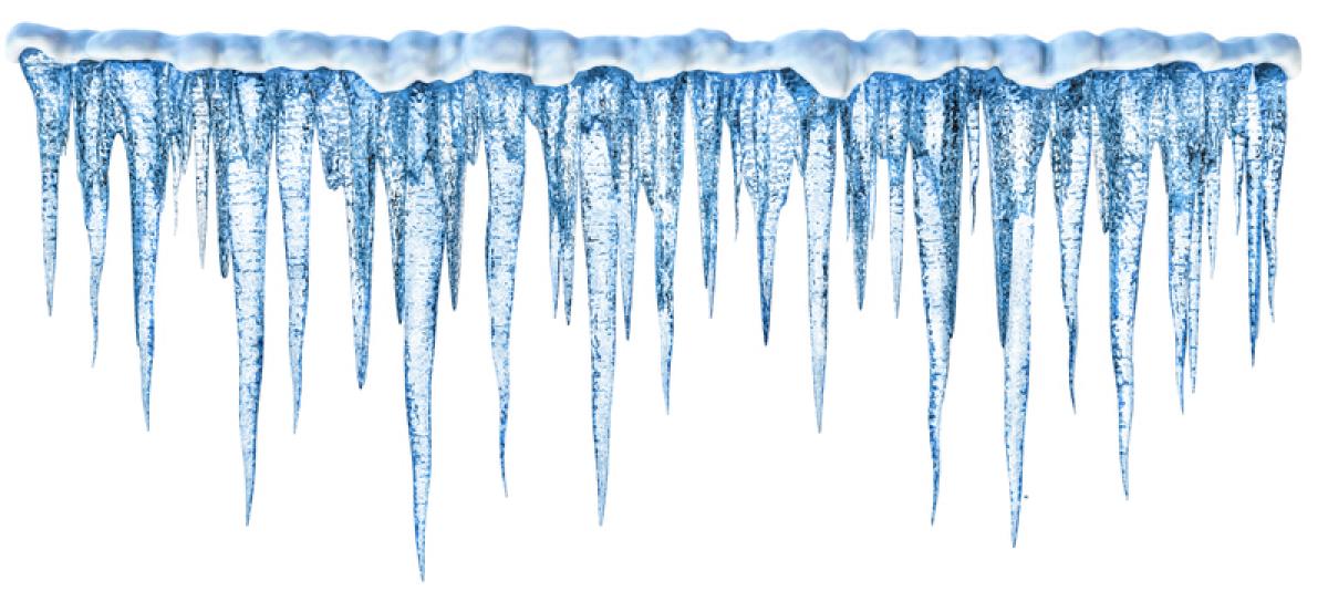 icicle clipart icy road