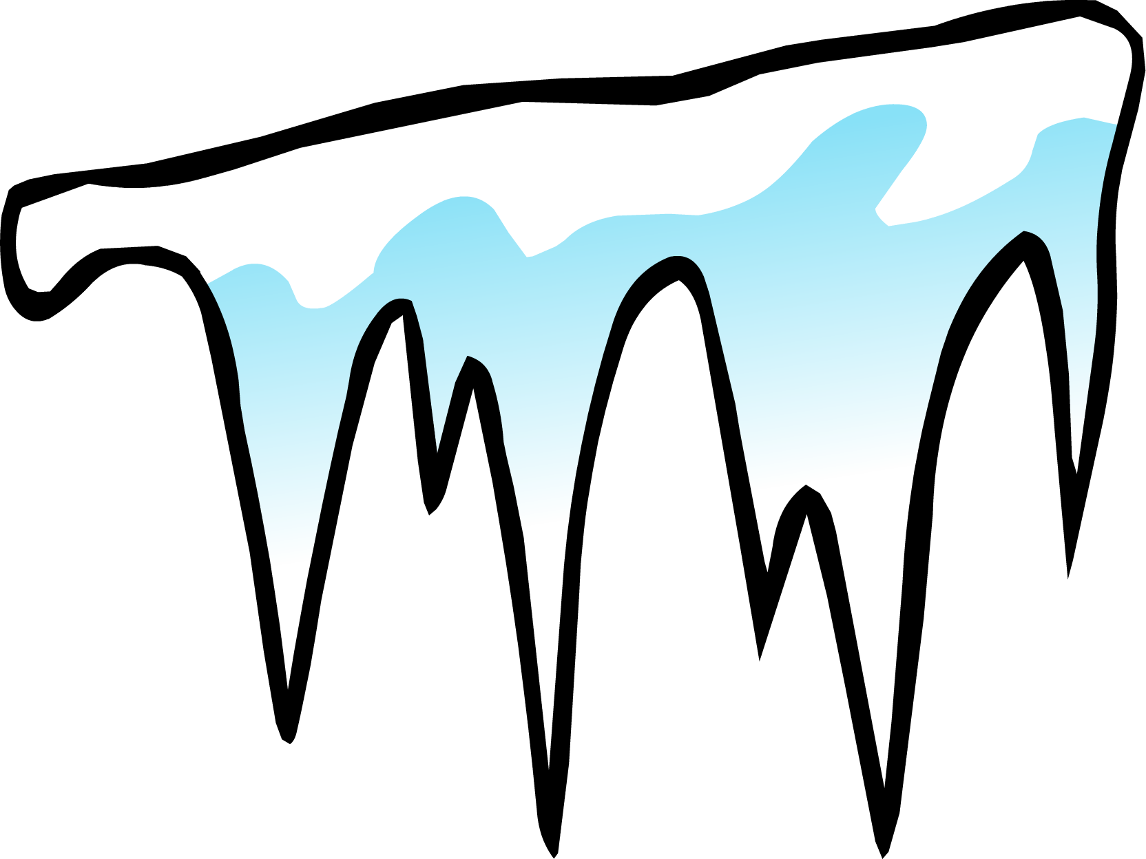 icicles clipart banner