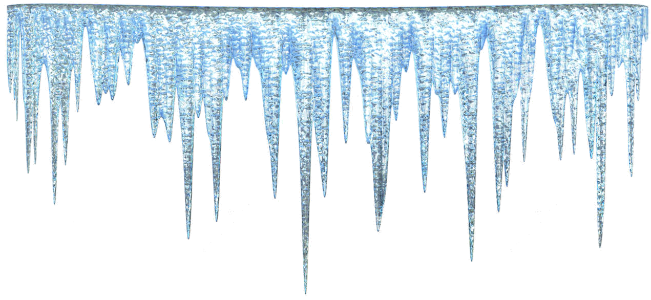 icicles clipart row