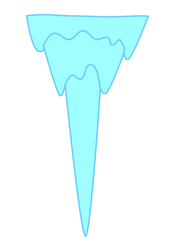 icicle clipart single