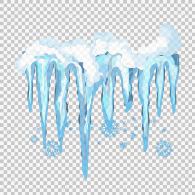 icicle clipart snow roof